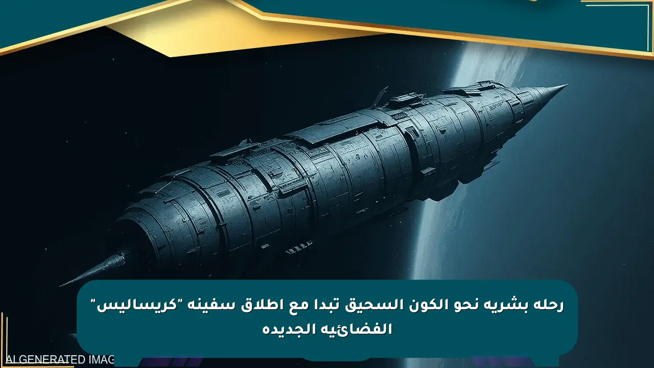 رحلة بشرية نحو الكون السحيق تبدأ مع إطلاق سفينة ”كريساليس” الفضائية الجديدة صحيفة المسار الإلكترونية